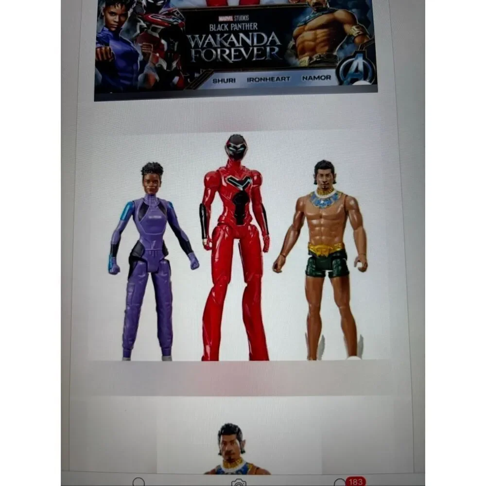 ❤️Marvel Black Panther: Wakanda Forever Figure Set Shuri, Ironheart & Namor